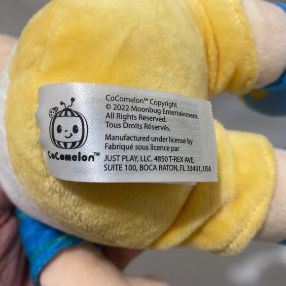 Just Play CoComelon JJ Plush Doll 2022 Recycled 14” Stuffed Toy Multicolor - Picture 6 of 8